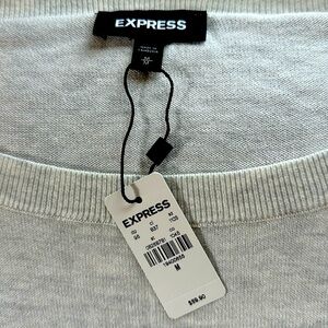NWT Express sweater with round and split sides